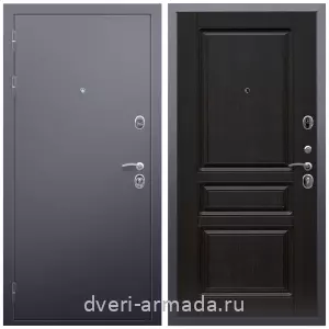 Входные двери 2050 мм, Дверь входная Армада Люкс Антик серебро / МДФ 16 мм ФЛ-243 Венге