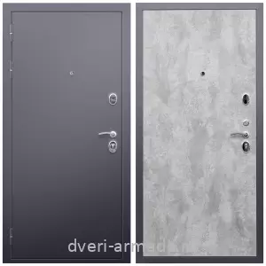Входные двери 2050 мм, Дверь входная металлическая взломостойкая Армада Люкс Антик серебро / МДФ 6 мм ПЭ Цемент светлый