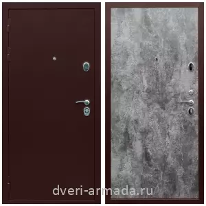 Взломостойкие входные двери 1.2, Недорогая дверь входная Армада Люкс Антик медь / МДФ 6 мм ПЭ Цемент темный