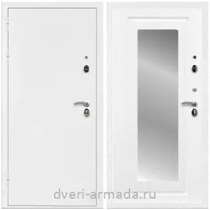 Дверь входная Армада Оптима Белая шагрень / ФЛЗ-120 Ясень белый