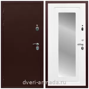 Двери оптом, Металлическая дверь входная Армада Люкс Антик медь / МДФ 16 мм ФЛЗ-120 Ясень белый для частного дома от изготовителя