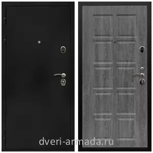 Черные входные двери, Металлическая дверь входная Армада Престиж Черная шагрень / МДФ 10 мм ФЛ-38 Дуб Филадельфия графит