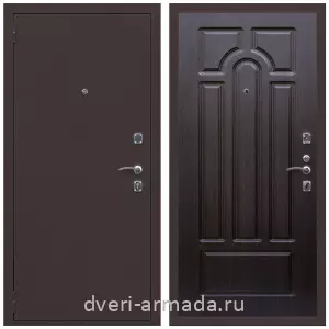 Дверь входная Армада Комфорт Антик медь / ФЛ-58 Венге