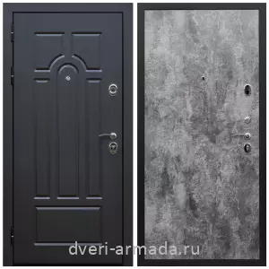 Элитные для коттеджей, Дверь входная Армада Эврика МДФ 10 мм ФЛ-58 / МДФ 6 мм ПЭ Цемент темный