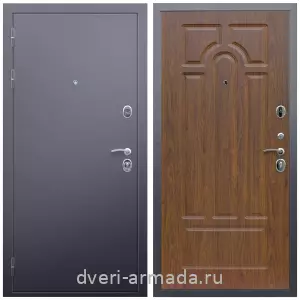 Офисные, Дверь входная Армада Люкс Антик серебро / МДФ 16 мм ФЛ-58 Морёная береза