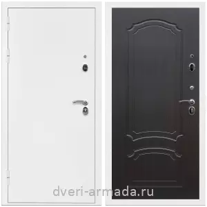 Входные металлические двери в Московской области, Дверь входная Армада Оптима Белая шагрень / МДФ 6 мм ФЛ-140 Венге
