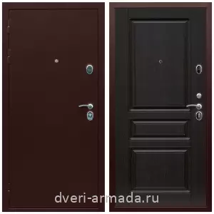 Взломостойкие входные двери 1.2, Дверь входная Армада Люкс Антик медь / МДФ 16 мм ФЛ-243 Венге