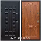 Дверь входная Армада Люксор Шагрень черная / ФЛ-140 Мореная береза