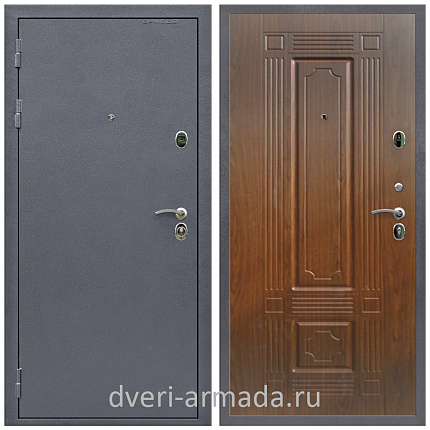Дверь входная Армада Престиж Антик серебро / ФЛ-2 Мореная береза