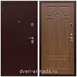 Входные двери 880 мм, Дверь входная железная Армада Люкс Антик медь / ФЛ-58 Мореная береза с фрезеровкой в квартиру