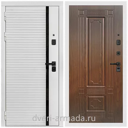 Дверь входная Армада Каскад WHITE МДФ 10 мм / МДФ 16 мм ФЛ-2 Мореная береза