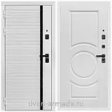 Дверь входная Армада Каскад WHITE / МС-100 Белый матовый