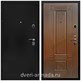 Дверь входная Армада Престиж Черная шагрень / МДФ 16 мм ФЛ-2 Морёная береза