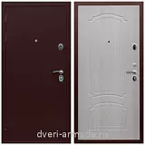 Входные металлические двери в Московской области, Дверь входная стальная Армада Люкс Антик медь / ФЛ-140 Дуб беленый в офисное помещение с порошковым покрытием