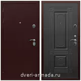 Входные двери лофт, Дверь входная Армада Люкс Антик медь / ФЛ-2 Венге со звукоизоляцией в офис  эконом