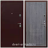 Двери оптом, Металлическая дверь входная Армада Люкс Антик медь / ФЛ-138 Дуб Филадельфия графит с шумоизоляцией с МДФ панелями