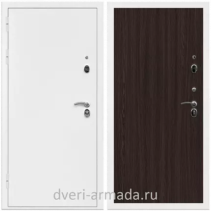 Дверь входная Армада Оптима Белая шагрень / МДФ 6 мм ПЭ Венге