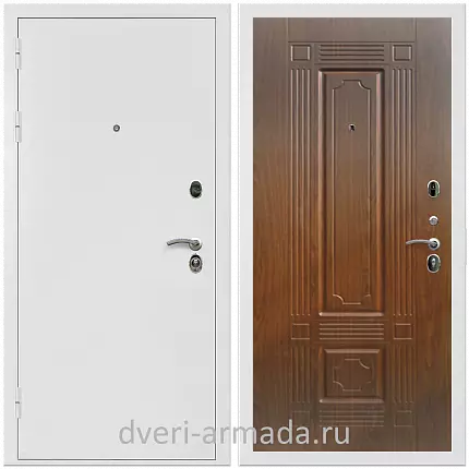 Дверь входная Армада Престиж Белая шагрень / МДФ 6 мм ФЛ-2 Мореная береза