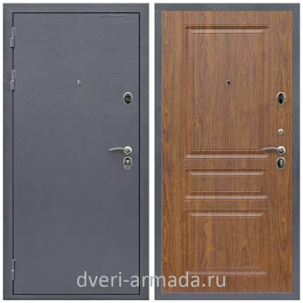 Дверь входная Армада Престиж Strong антик серебро / ФЛ-243 Мореная береза