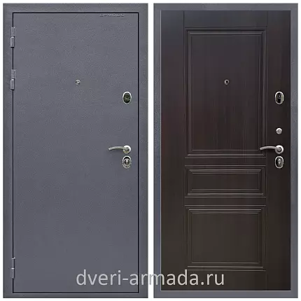 Дверь входная Армада Престиж Strong антик серебро / ФЛ-243 Эковенге