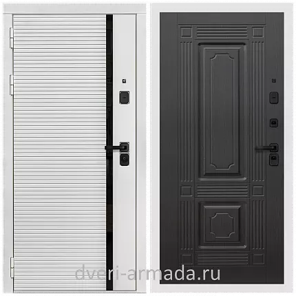 Дверь входная Армада Каскад WHITE МДФ 10 мм / МДФ 16 мм ФЛ-2 Венге