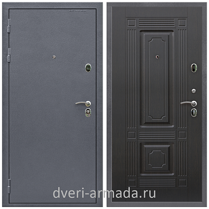 Дверь входная Армада Лондон Антик серебро / ФЛ-2 Венге