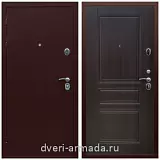 Входные двери лофт, Дверь входная Армада Люкс Антик медь / ФЛ-243 Эковенге наружная с утеплением в частный дом
