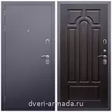4 контура, Дверь входная Армада Люкс Антик серебро / ФЛ-58 Венге от завода в частный дом уличная