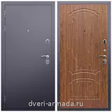 Входные металлические двери в Московской области, Дверь входная металлическая утепленная Армада Люкс Антик серебро / ФЛ-140 Морёная береза двухконтурная