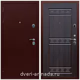 Входные двери толщиной 60 мм, Дверь входная элитная в квартиру стальная Армада Люкс Антик медь / ФЛ-242 Эковенге с панелями