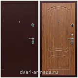Антивандальные, Антивандальная металлическая  дверь входная утепленная Армада Люкс Антик медь / ФЛ-140 Мореная береза
