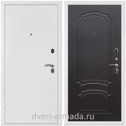 Дверь входная Армада Престиж Белая шагрень / ФЛ-140 Венге