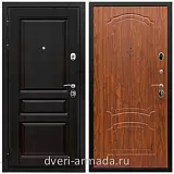 Входные двери толщиной 1.85 мм, Дверь входная Армада Премиум-Н ФЛ-243 Венге / ФЛ-140 Мореная береза