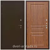 Парадные, Дверь входная стальная утепленная в квартиру Армада Термо Молоток коричневый/ ФЛ-243 Морёная берёза от производителя на этаж